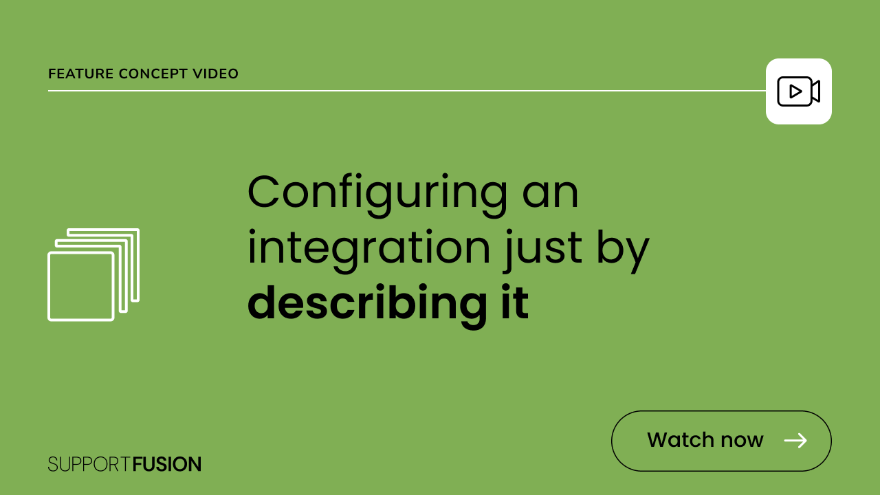 Configuring an integration just by describing it