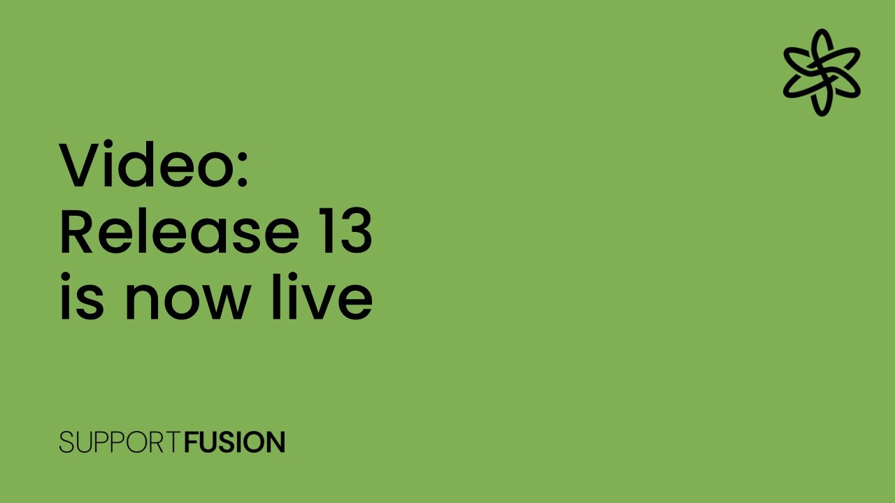 Release 13 is now live